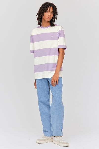 T-shirt maxi-rayures