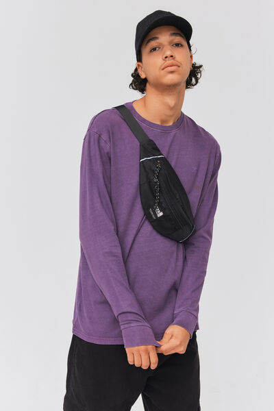 T-shirt manches longues effet délavé