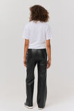 Pantalon en tissu enduit