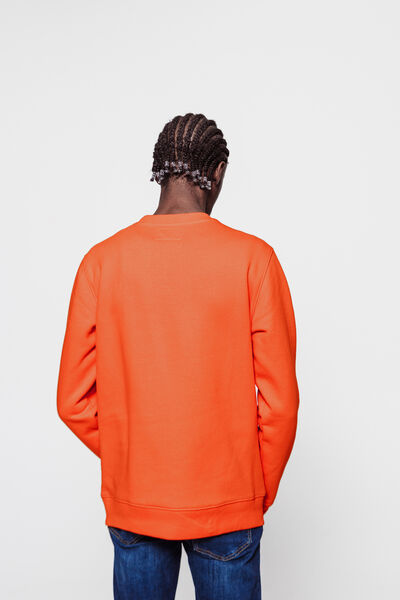 Sweat uni col rond