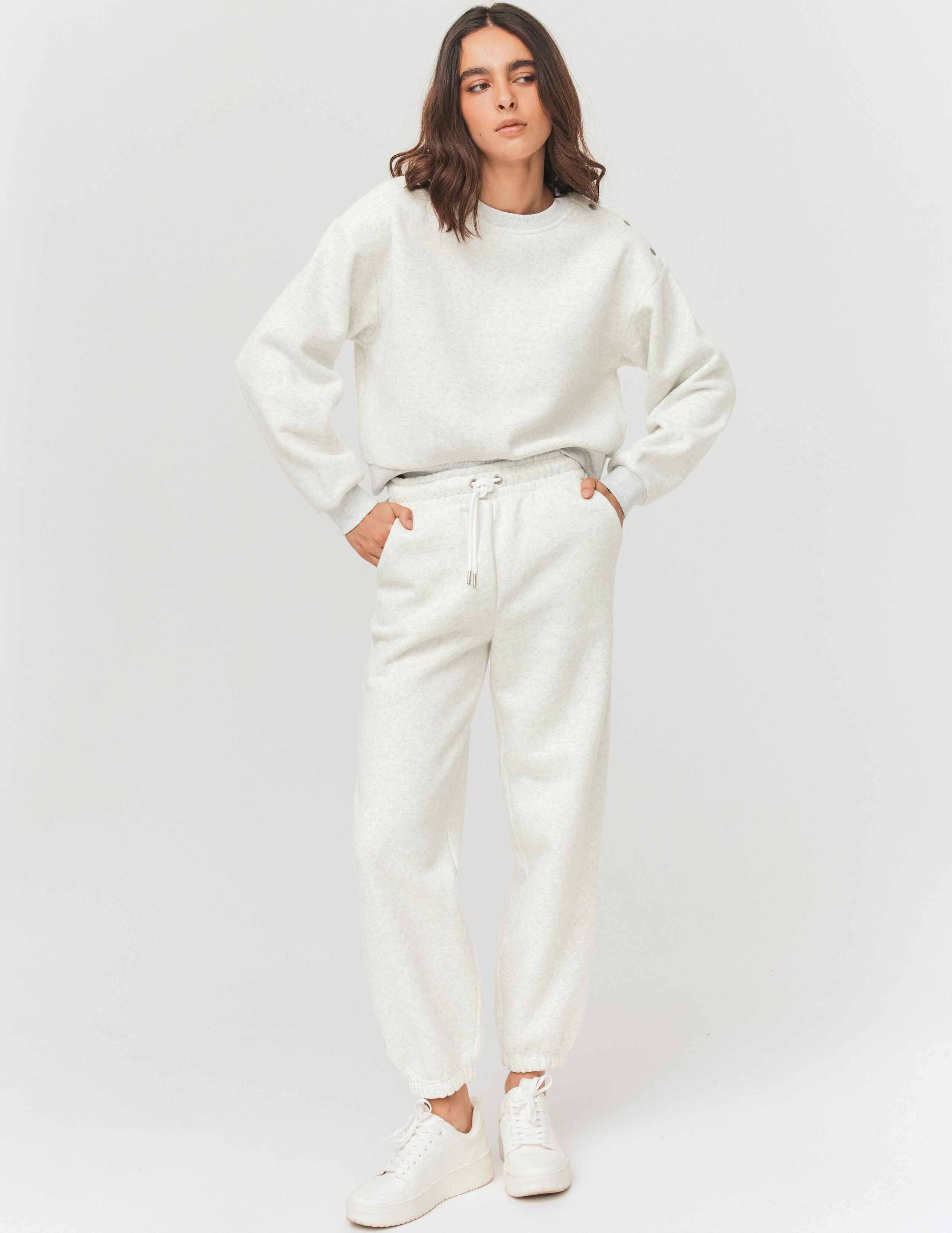Pantalon jogging femme molleton outlet