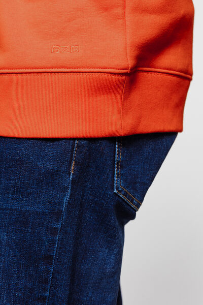 Sweat uni col rond