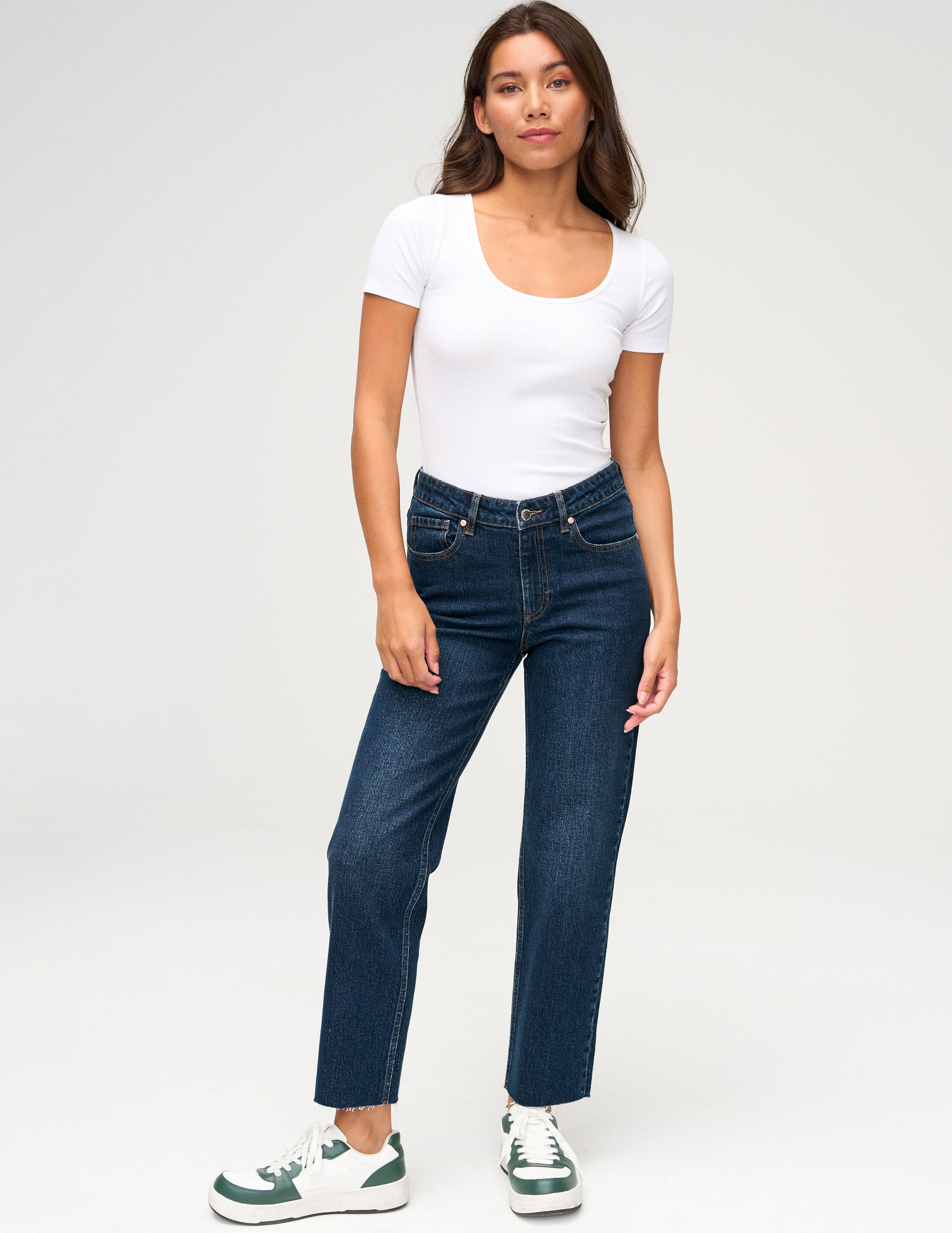 Jean slim online cropped femme