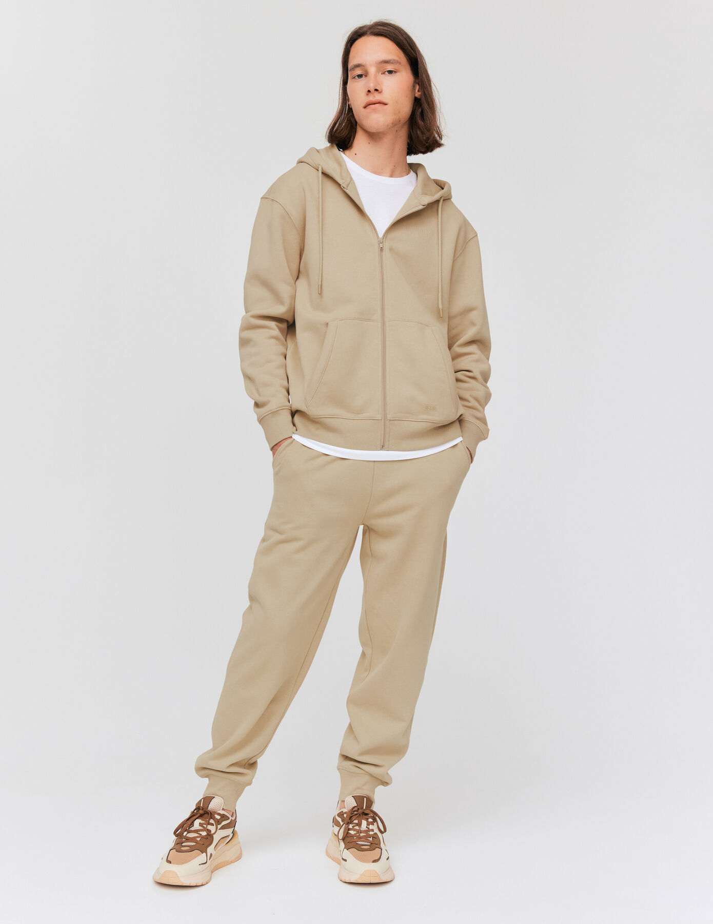 Sweatshirt zippé basique