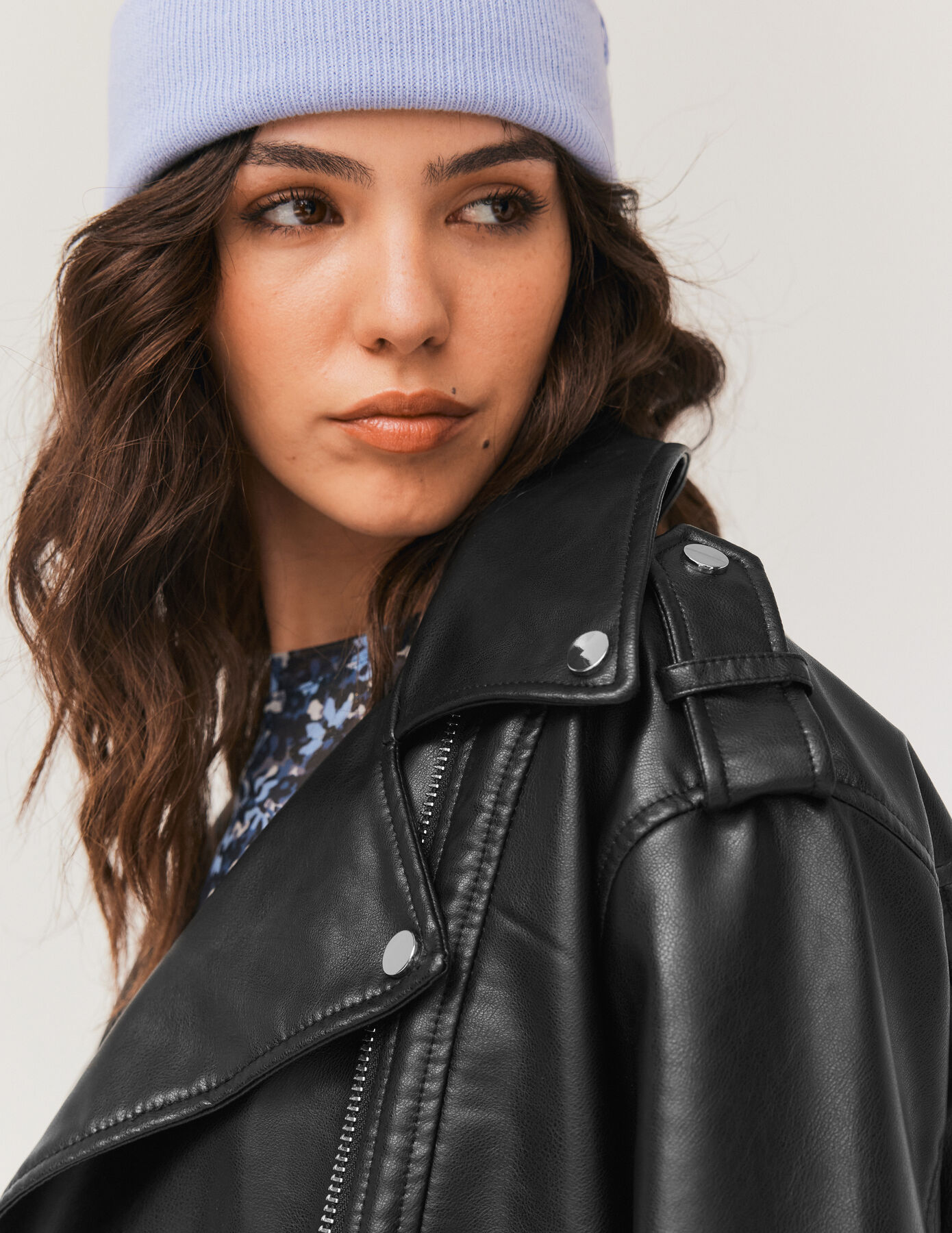 Blouson en tissu enduit
