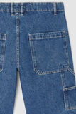 Bermuda denim charpentier