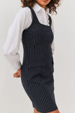 Robe rayée en flanelle