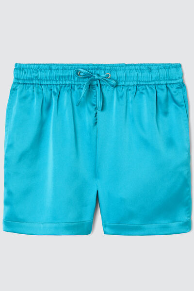 Short en satin