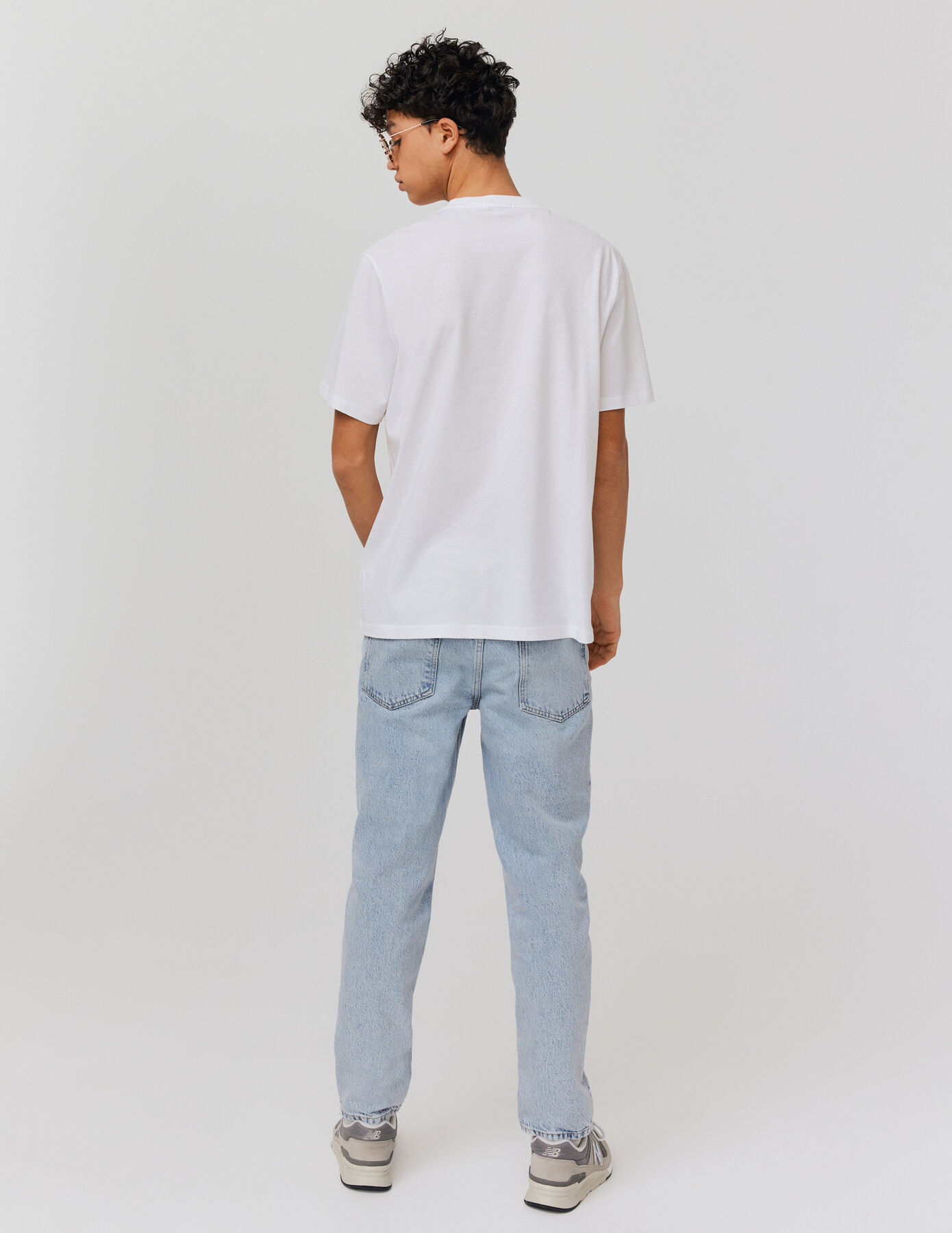 Jean relaxed bleach