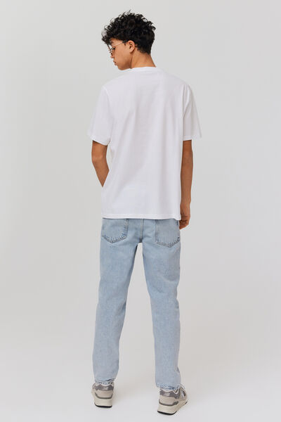 Jean relaxed bleach