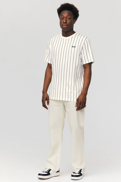 T-shirt rayures baseball