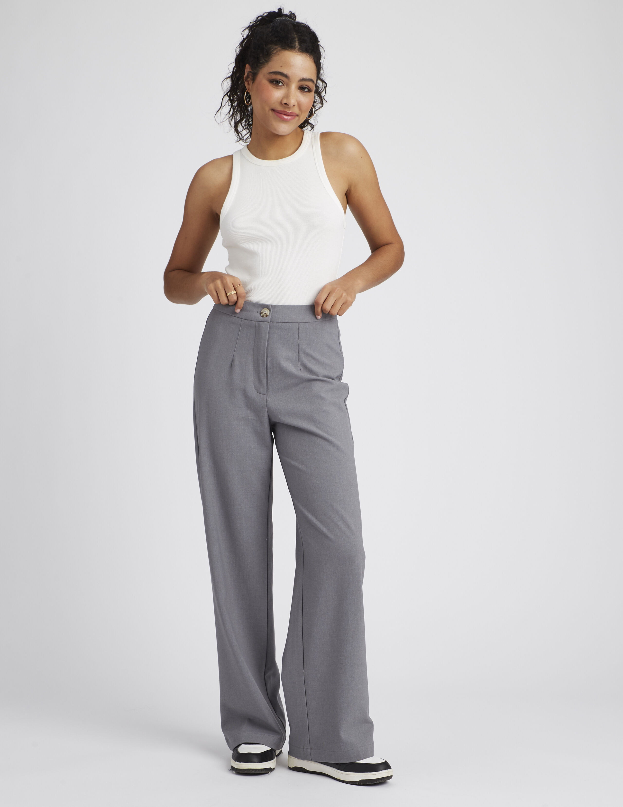 V tement femme taille XXS Gris