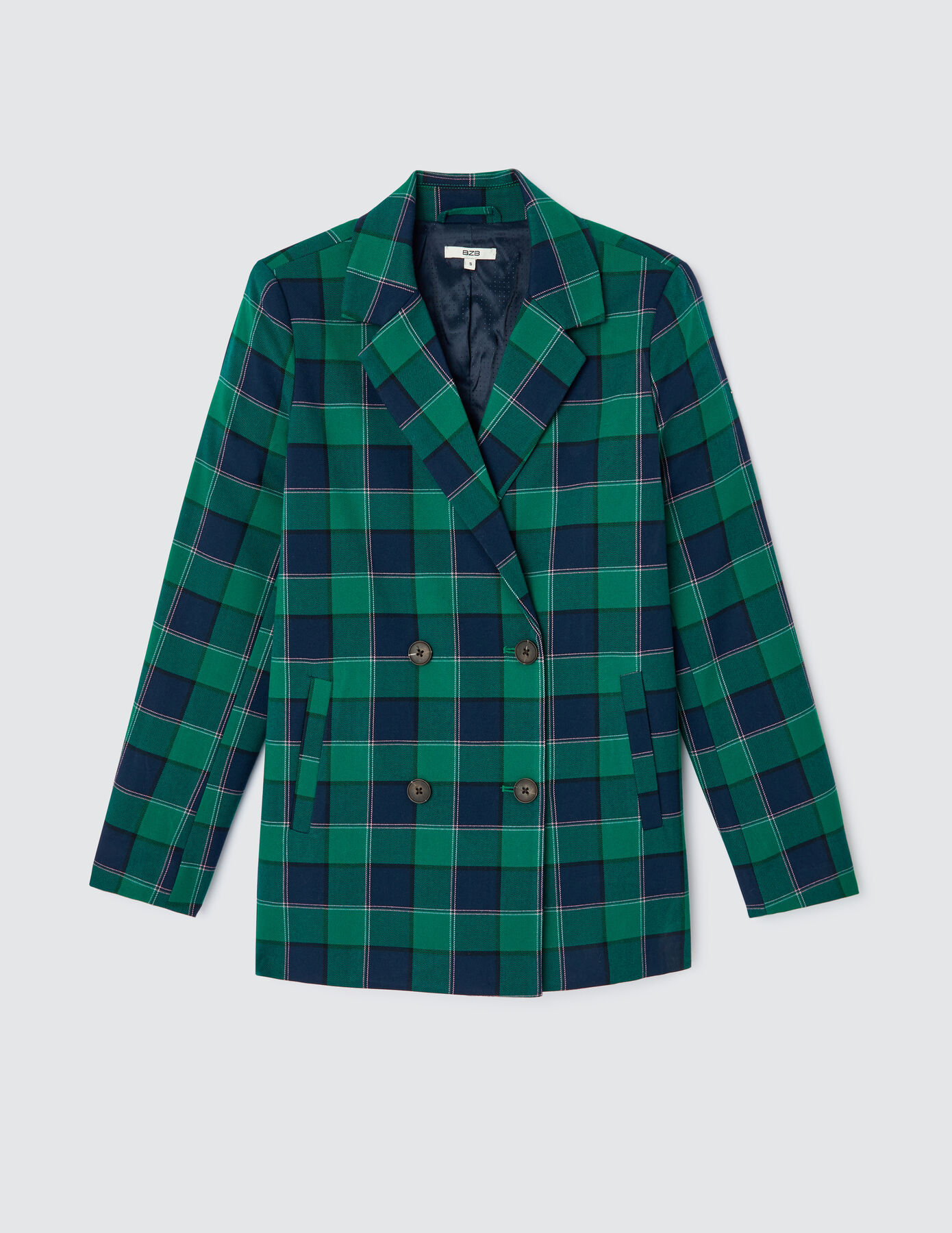 Blazer à carreaux