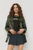 Blouson en tissu enduit