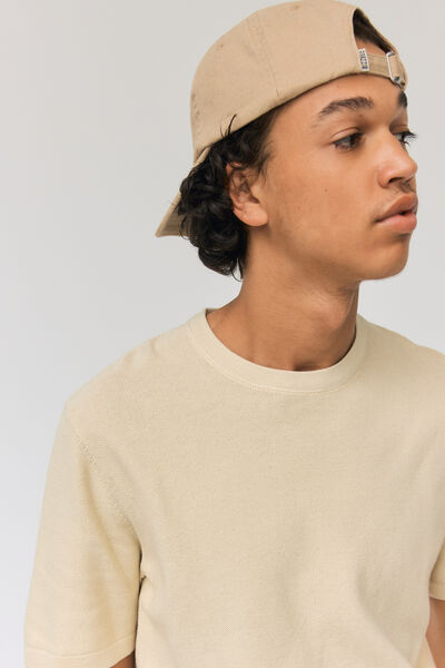 T-shirt en maille gaufrée