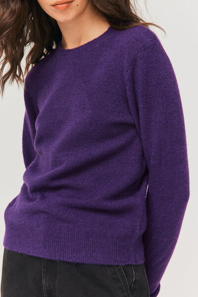 Pull col rond uni