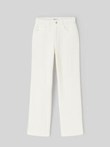 Pantalon straight velours