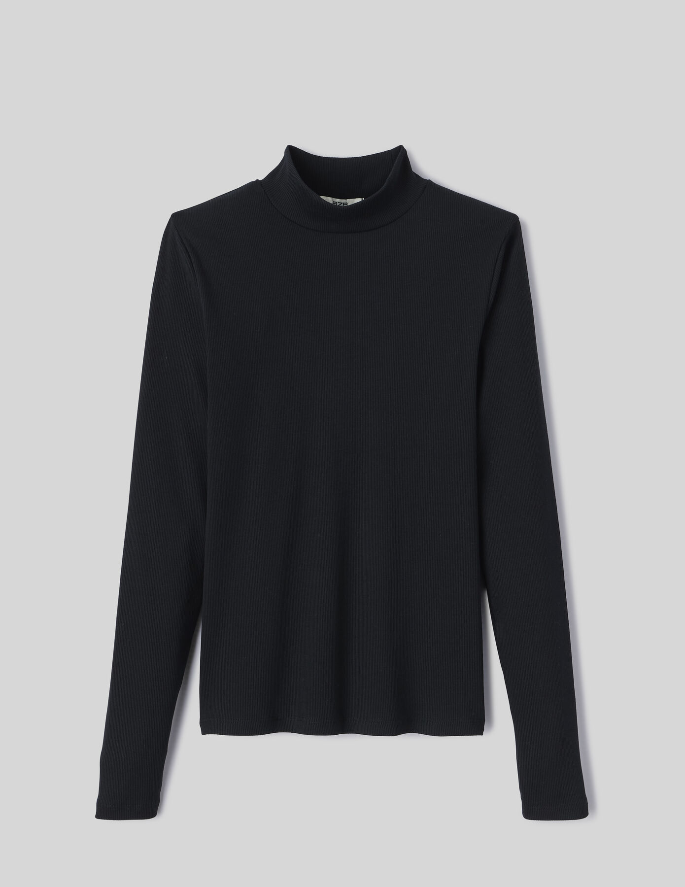 T-shirt col montant uni