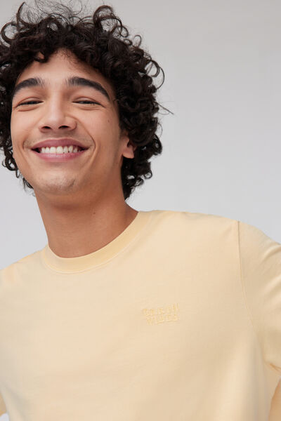 T-shirt molleton brodé