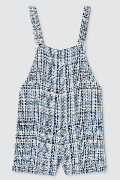 Combinaison short en tweed
