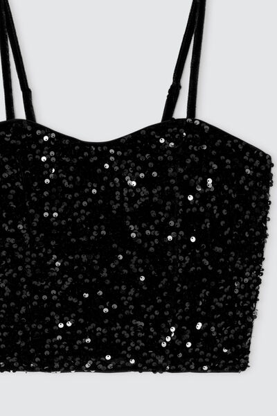 Top à sequins