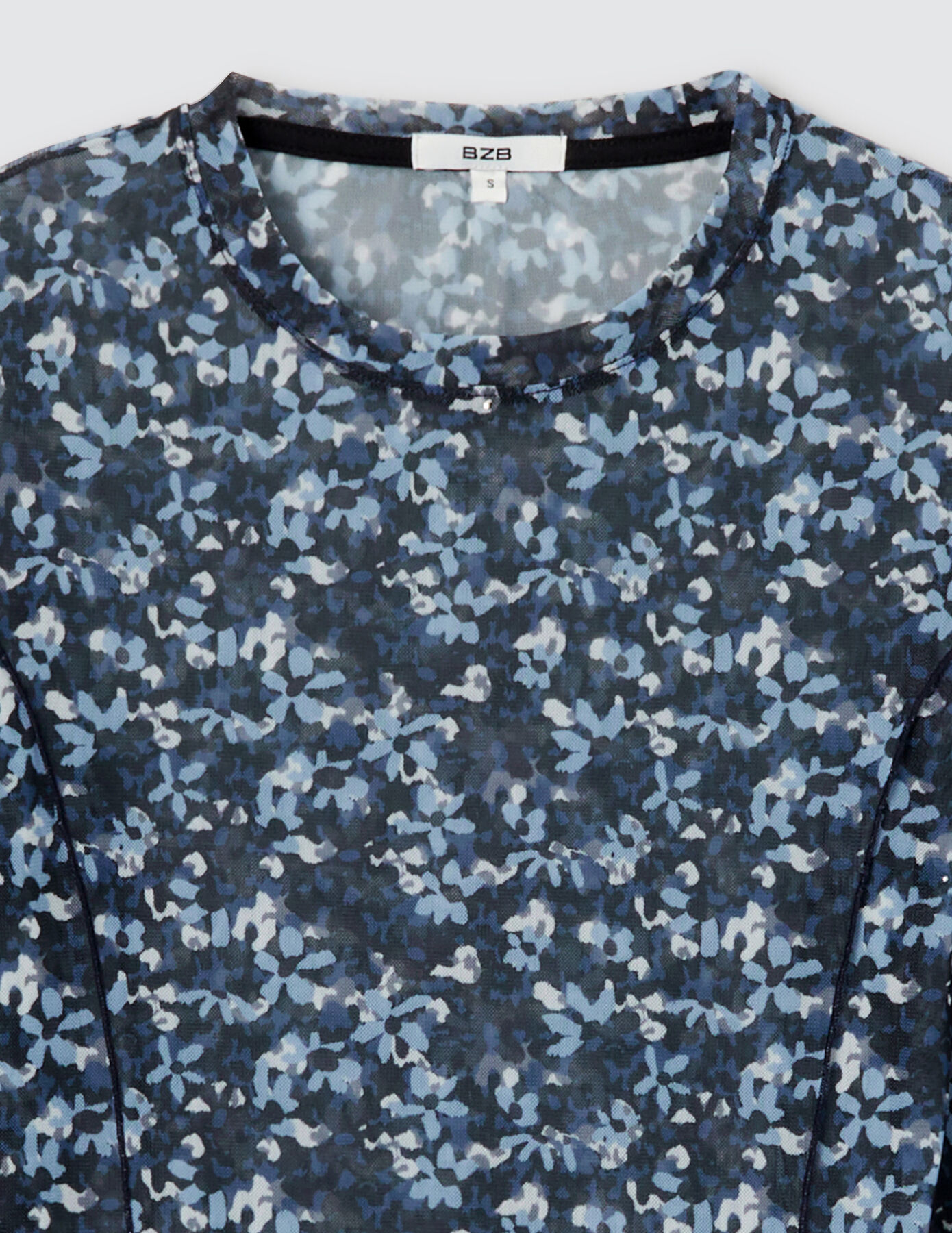 T-shirt résille imprimé