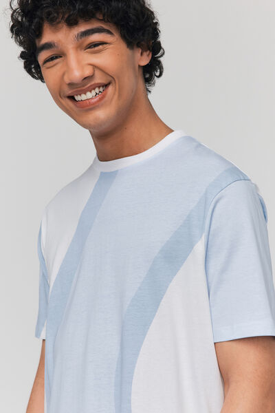 T-shirt imprimé vagues