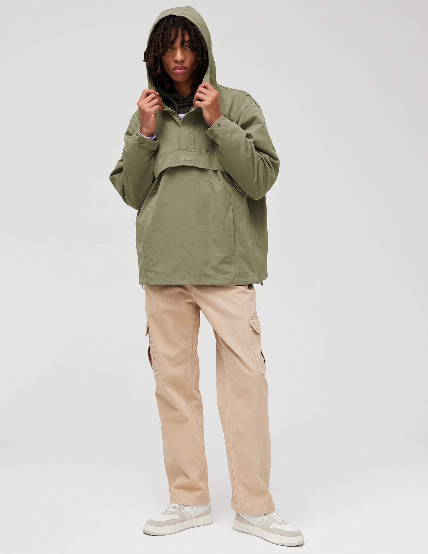 Blouson à enfiler à capuche
