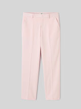 Pantalon de ville ample &agrave; plis