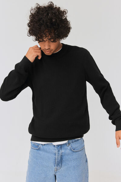 Pull maille fantaisie