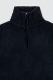 Pull col montant zippé