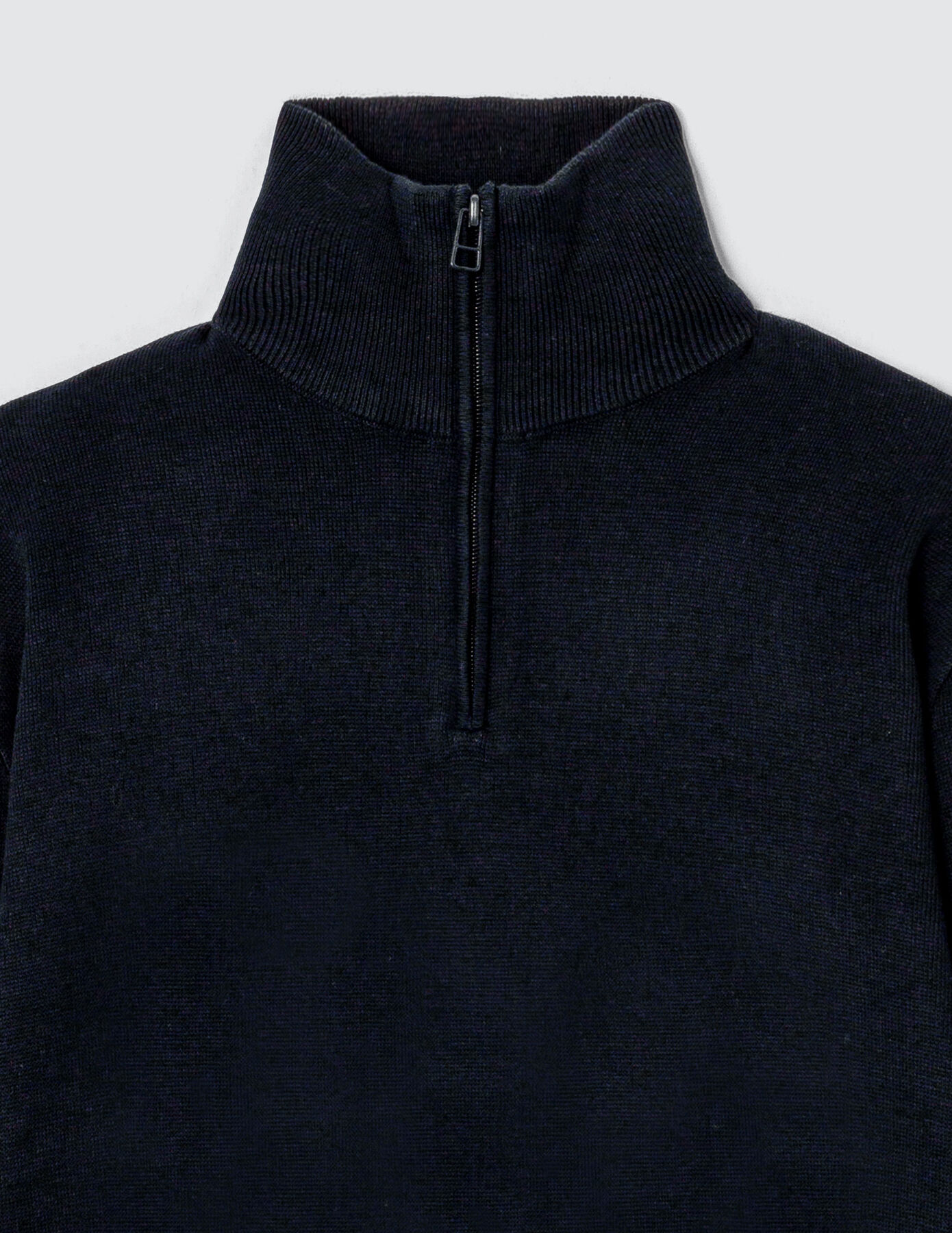 Pull col montant zippé