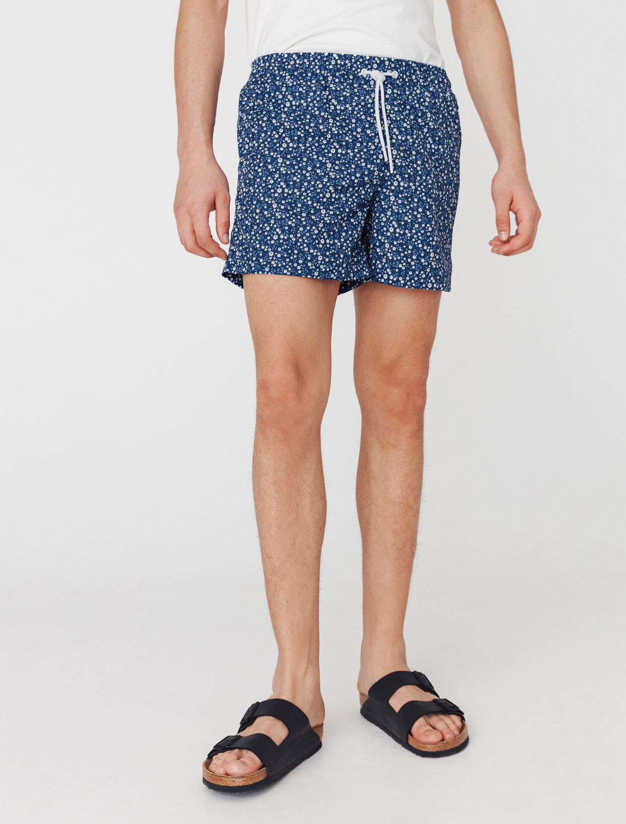 Short de bain mi long deals