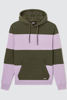 Sweat maxi rayures