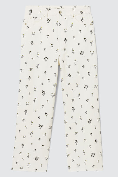 Jean wide leg imprimé
