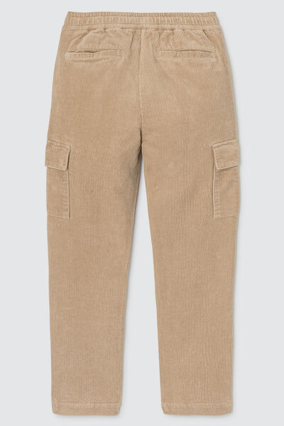 Pantalon cargo velours