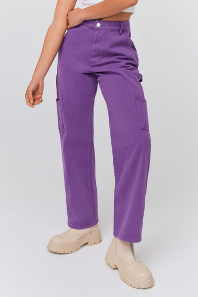 Jean cargo couleur