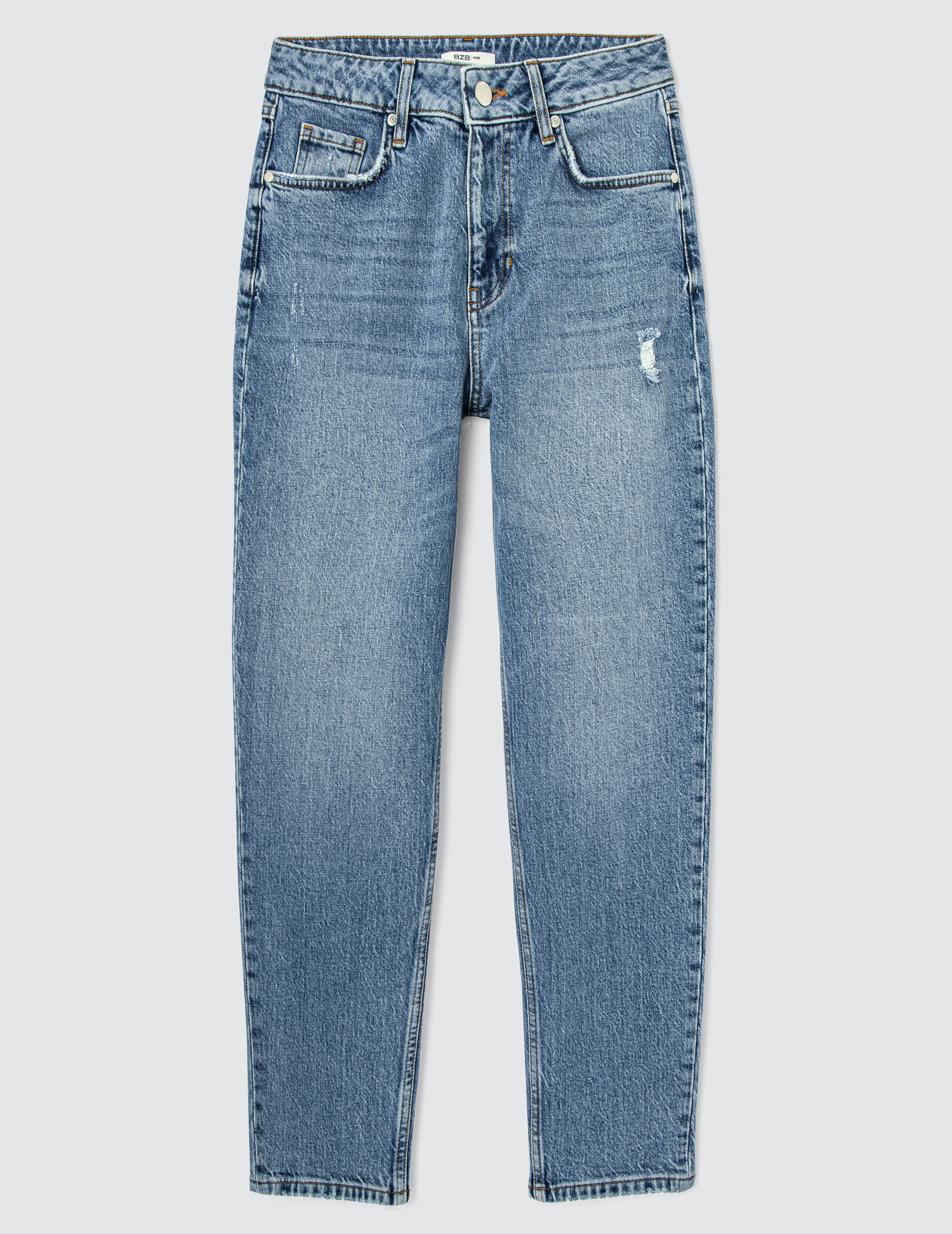 Jean mom taille haute Stone BZB