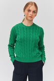 Pull torsadé uni