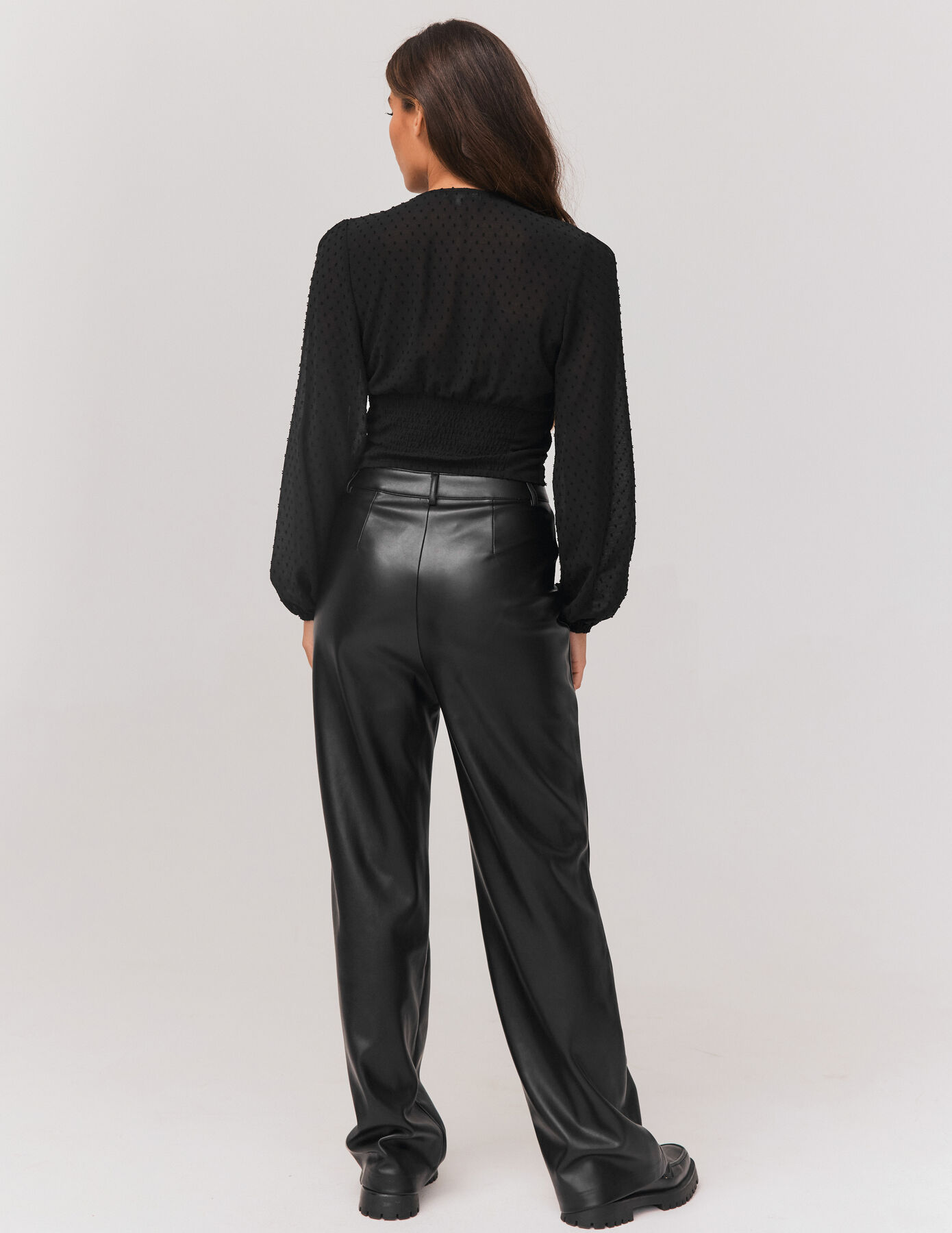 Blouse à pois