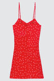 Robe satin imprimée