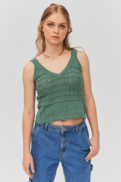 Débardeur en crochet