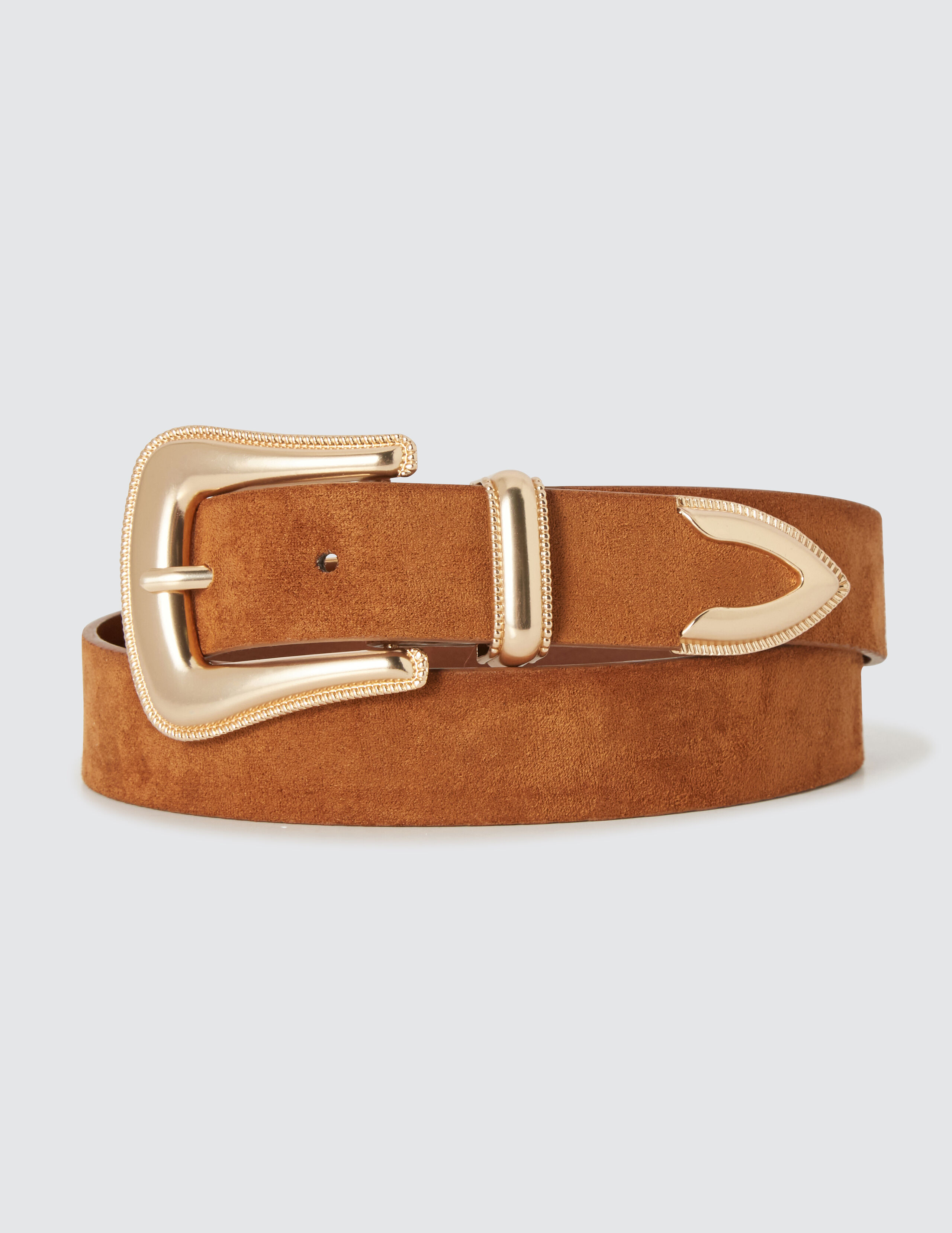 Ceinture shop western marron