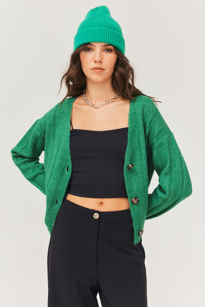 Gilet col V uni