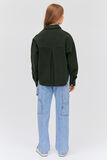 Veste en jean boutons dorés