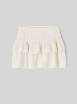 Jupe courte &agrave; volants