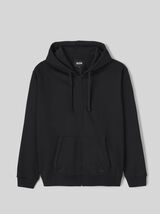 Sweat zipp&eacute; &agrave; capuche