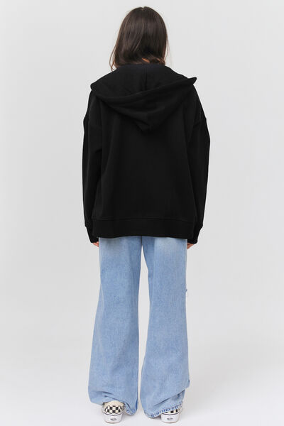 Sweat oversize zipp&eacute;