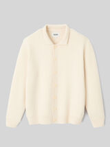 Cardigan col polo