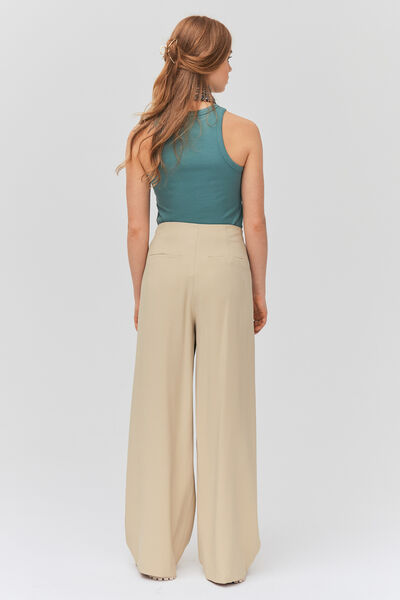 Pantalon large à pinces